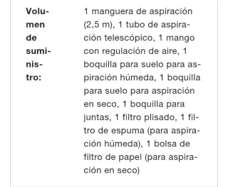 Aspirador Parkside Seco/Húmedo