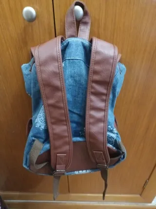 Mochila Desigual Denim y Cuero