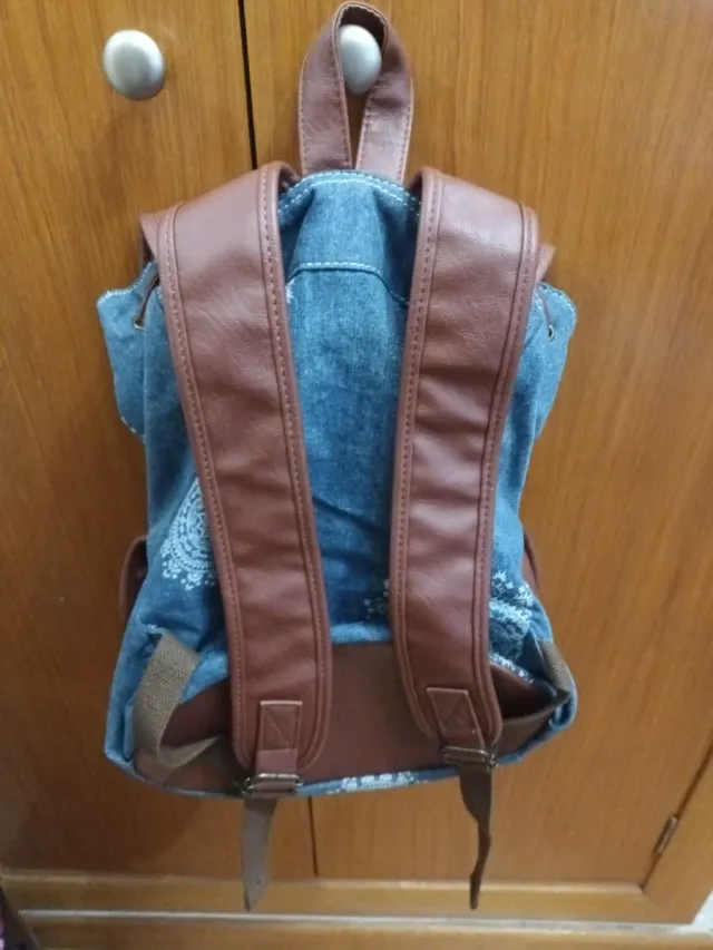 Mochila Desigual Denim y Cuero