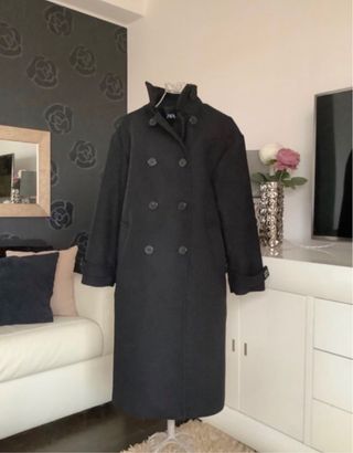 Abrigo Zara Lana Oversize.