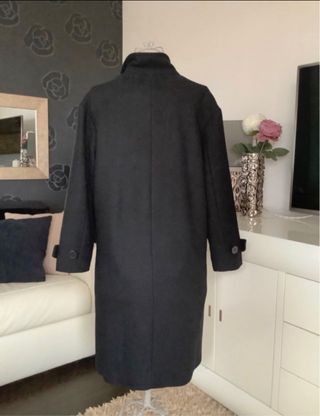 Abrigo Zara Lana Oversize.