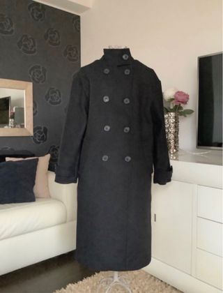 Abrigo Zara Lana Oversize.