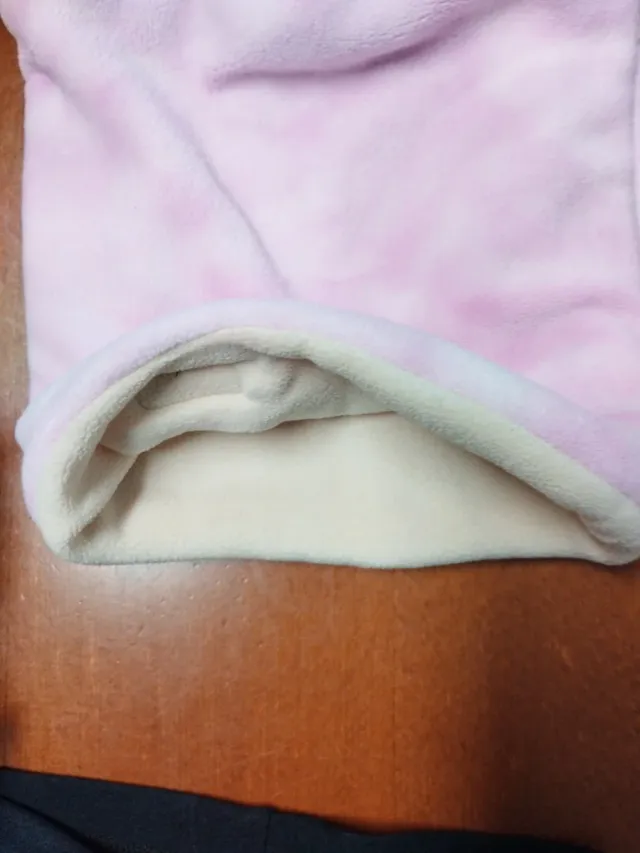 Braga de cuello polar tie-dye rosa