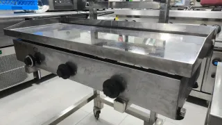 Plancha a gas cromo duro 100cm