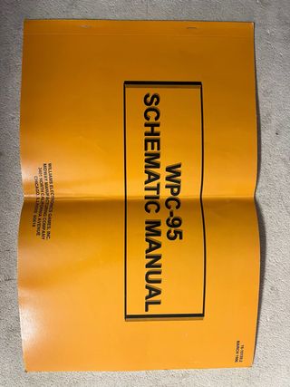 Manuale del flipper Williams WPC-95