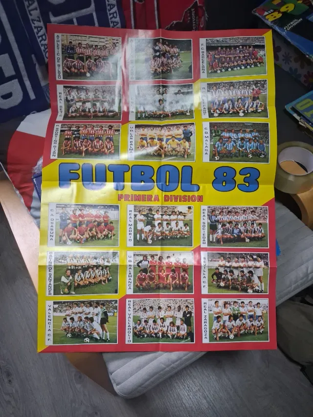Locandina della Primera División di Football 83