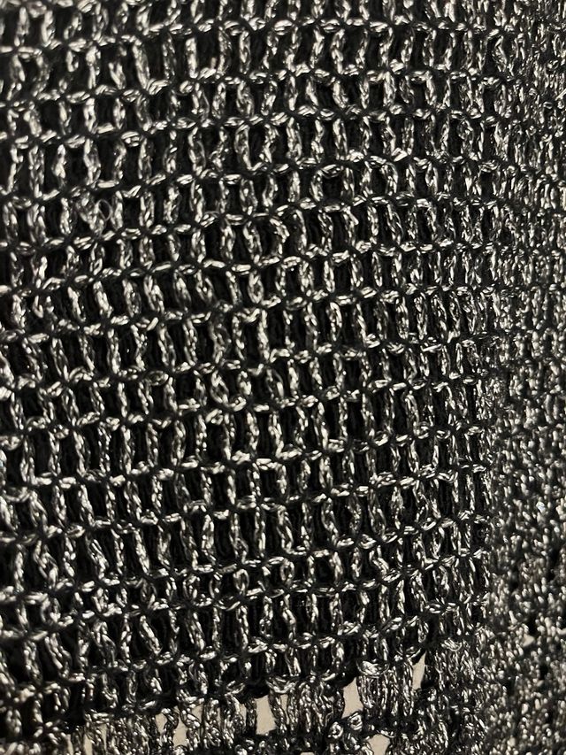 Vestido Scalpers Negro/Plateado