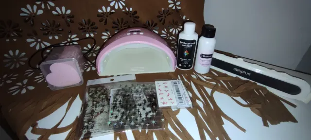 Lámpara UV LED Rosa con Accesorios