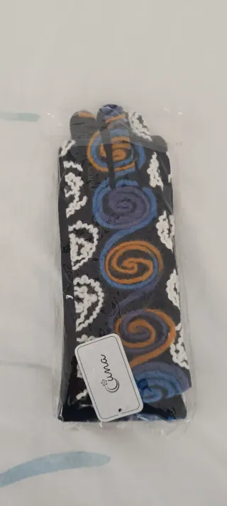 Guantes bordados mujer