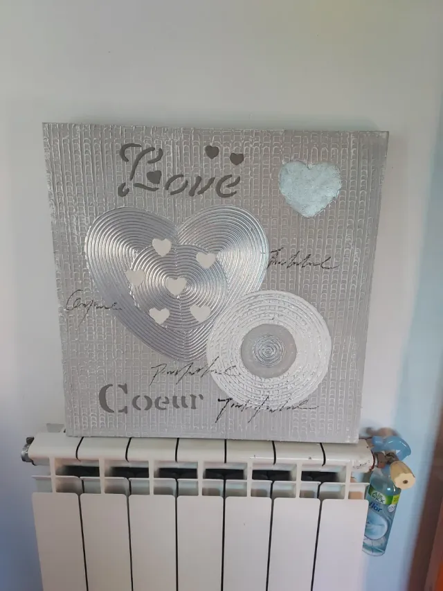 Love Coeur Coração Impressão em Tela