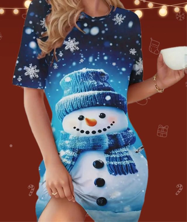 Pijama Navideño Muñeco Nieve