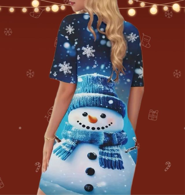 Pijama Navideño Muñeco Nieve