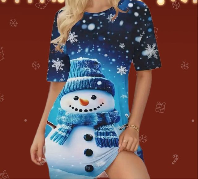 Pijama Navideño Muñeco Nieve