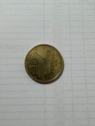 Moneta 0,50 cent.euro Andorra 2019