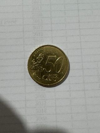 Moneta 0,50 cent.euro Andorra 2019