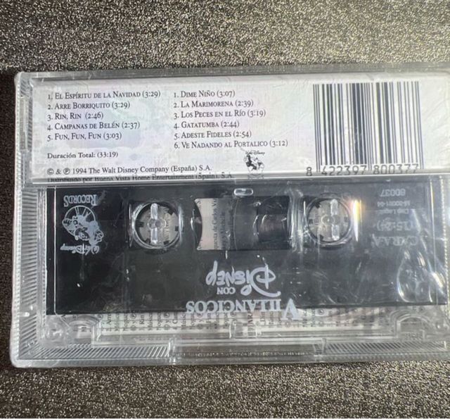 Cassette Disney colección,-Villancicos con Disney
