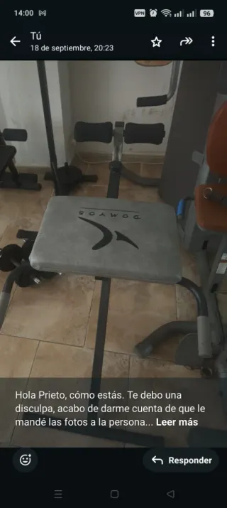 Gimnasio doméstico multifunción