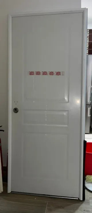 Puerta de entrada hierro apertura derecha