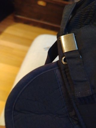 Gorra de invierno negra, tejido impermeable