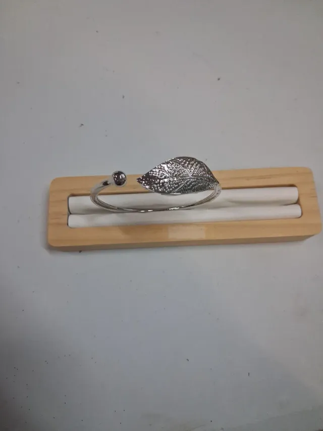 Pulsera Acero Inoxidable Hoja