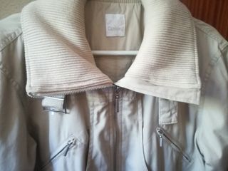 Cazadora aviador beige talla M