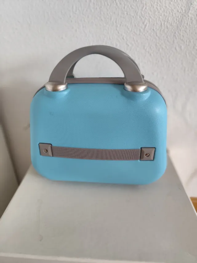 Neceser rígido azul