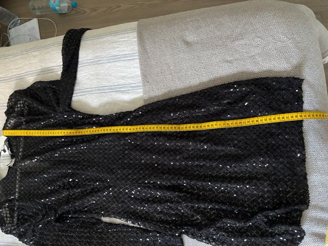 Vestido lentejuelas Zara