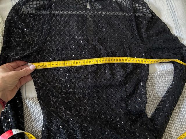 Vestido lentejuelas Zara