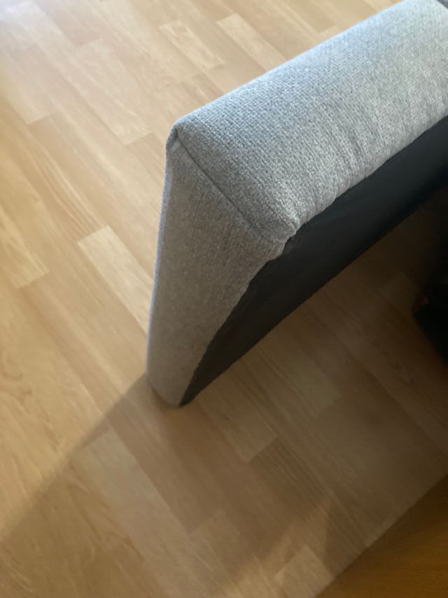 Cabecero Cama 150 Gris Tapizado