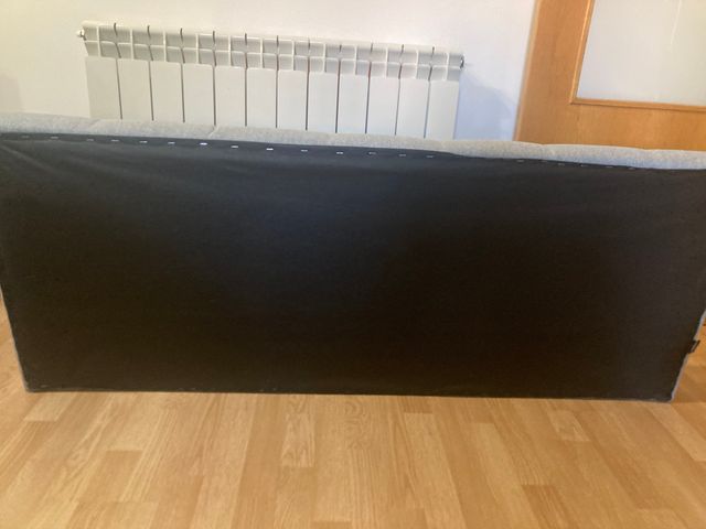 Cabecero Cama 150 Gris Tapizado