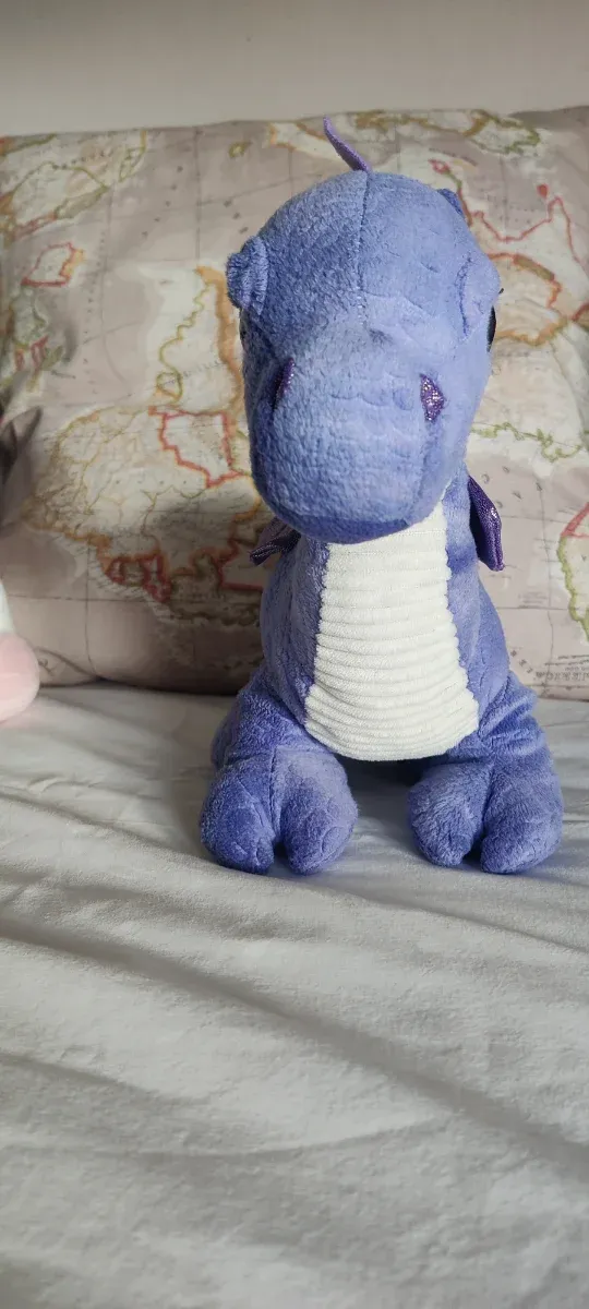 Peluche Dragón Morado Brillante