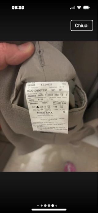 Cappotto corto uomo beige