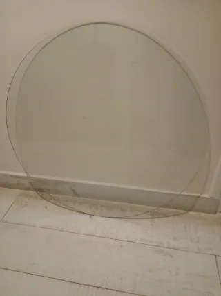 Cristal redondo para mesa