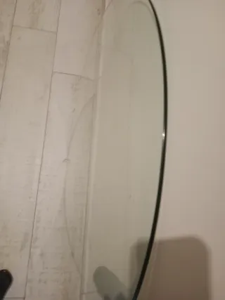 Cristal redondo para mesa