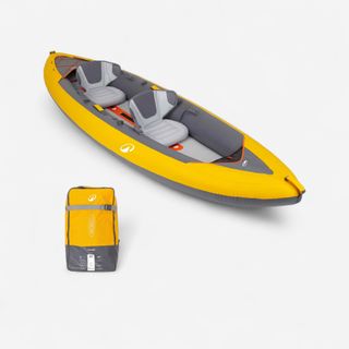 Kayak Hinchable Tribord 100+ Amarillo 2 Plazas
