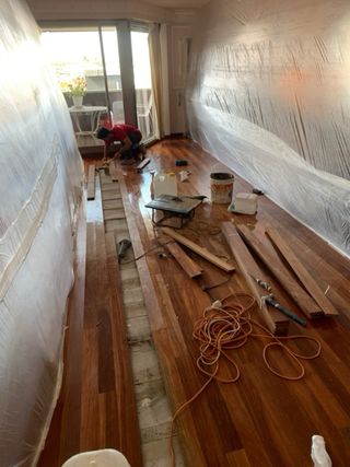 Tarima Parquet y Rodapiés