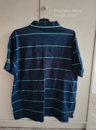 FC Barcelona Polo Talla L Azul Rayas