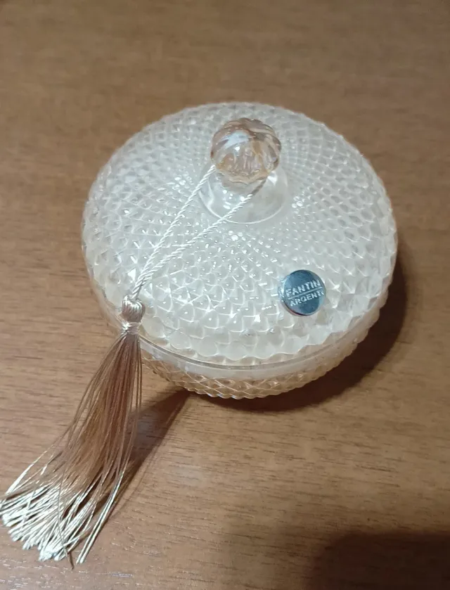 Candela profumata vaniglia con nappa