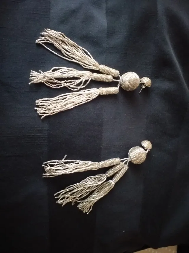 Pendientes Zara plateados