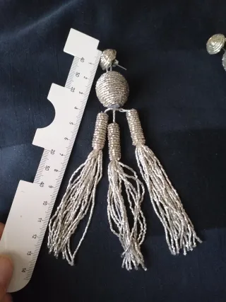 Pendientes Zara plateados