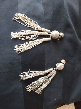 Pendientes Zara plateados