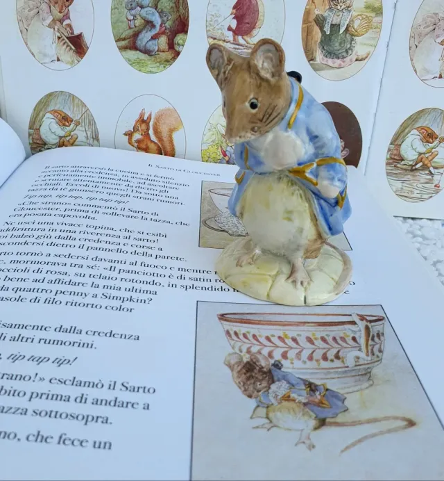Statuina Beatrix Potter Gentleman Mouse