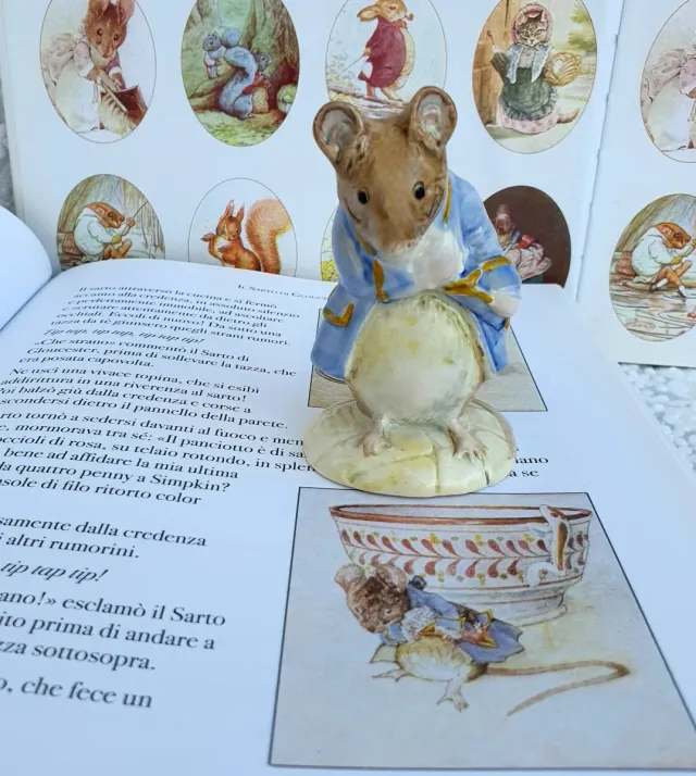 Statuina Beatrix Potter Gentleman Mouse