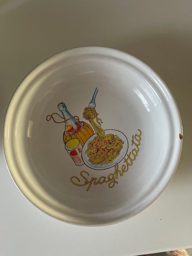 Set 6 ciotole Spaghettata più una zuppiera.