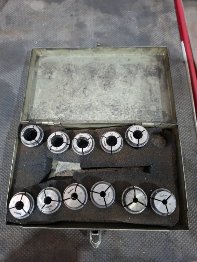 Juego pinzas fresadora