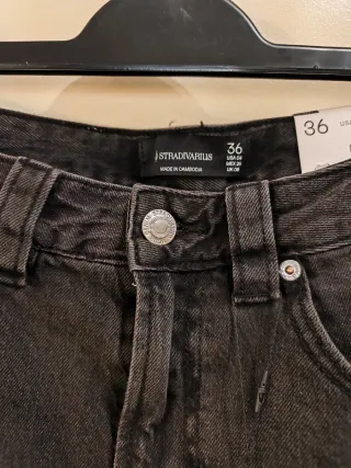Falda pantalón denim Stradivarius Talla 36