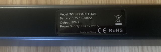 Barra Sonido Bluetooth Inalámbrica