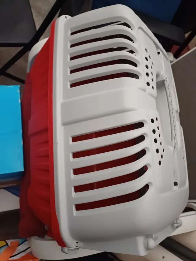 Transportín para mascotas blanco