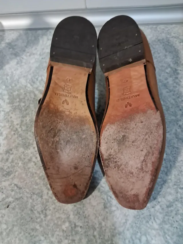 Zapatos de vestir de piel marrón