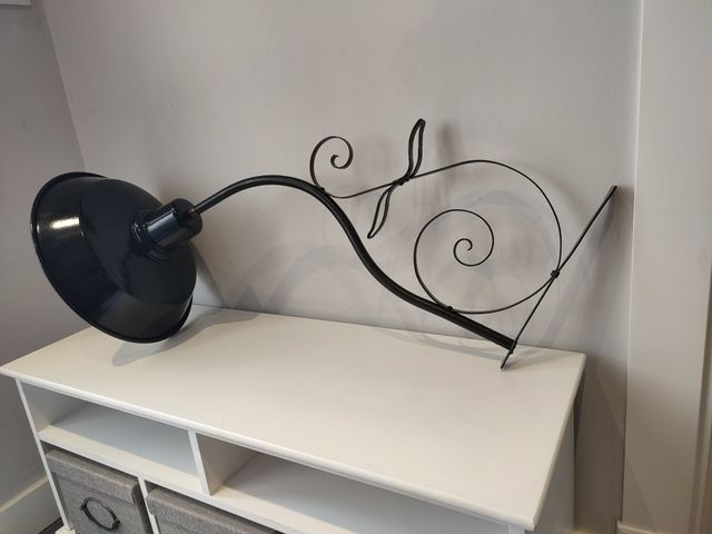 Farol antiguo de exterior esmaltada